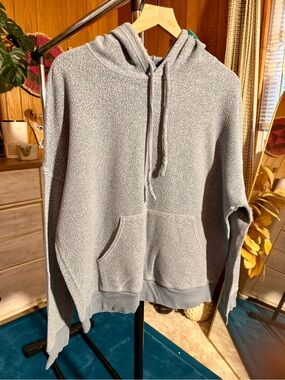 Soft Serve Clothing Light Blue Sherpa Crewneck Hoodie